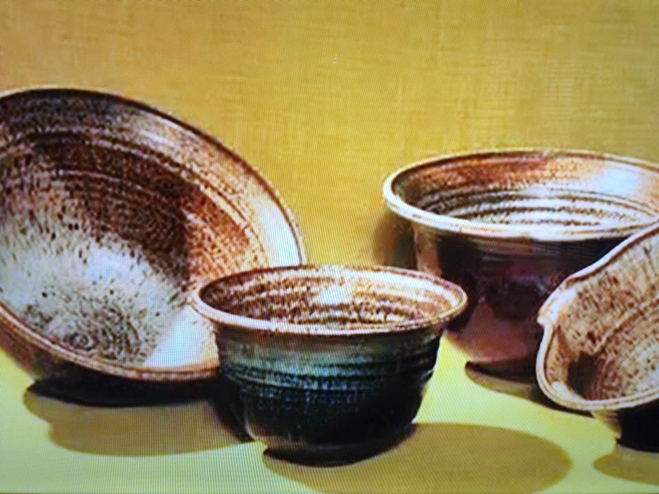 Buddy throwing pottery at Alfred University