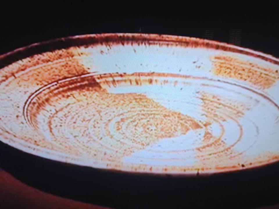 Glazed ceramic platter